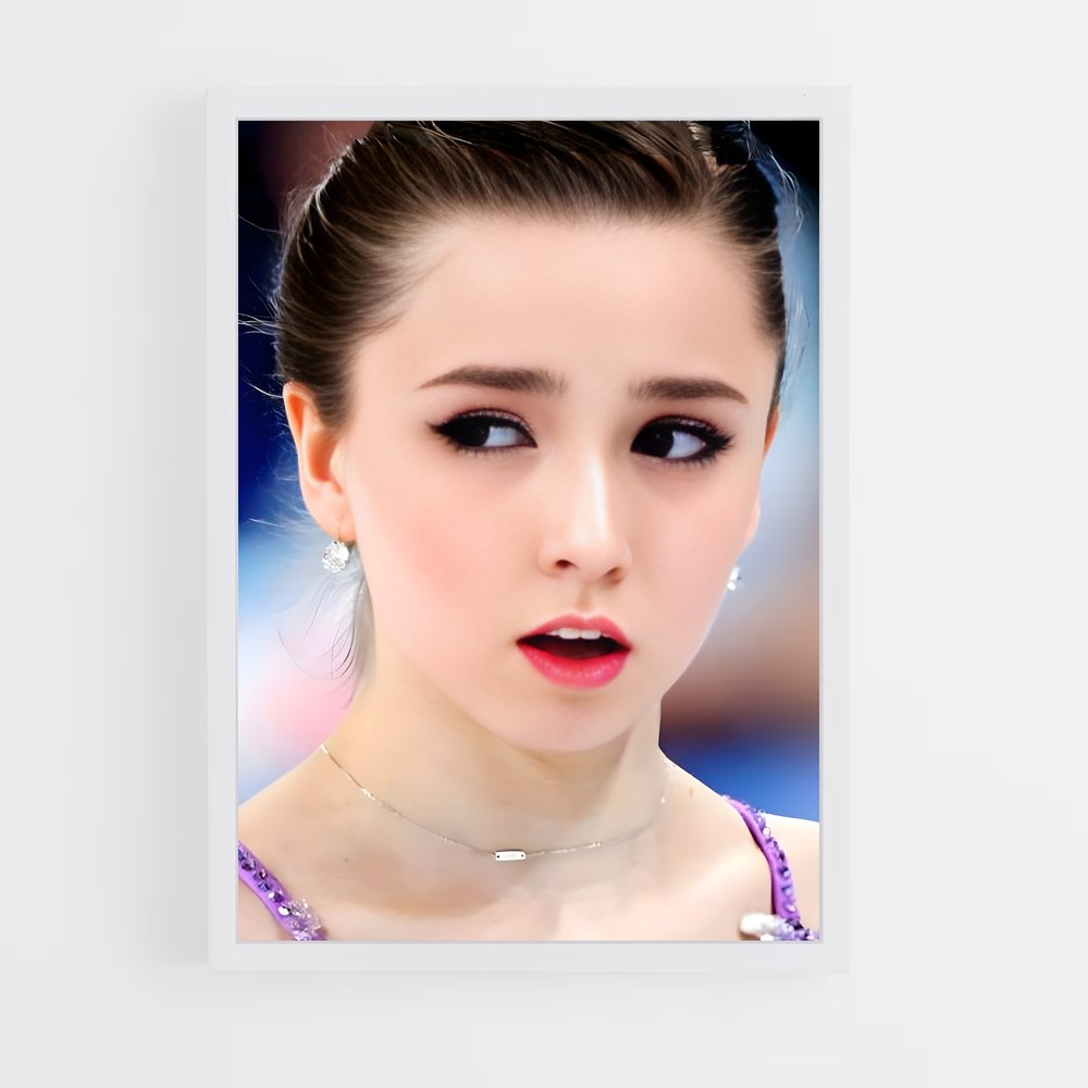 Poster Kamila valieva enchanteurs – affiche Patinage artistique (vue 3)